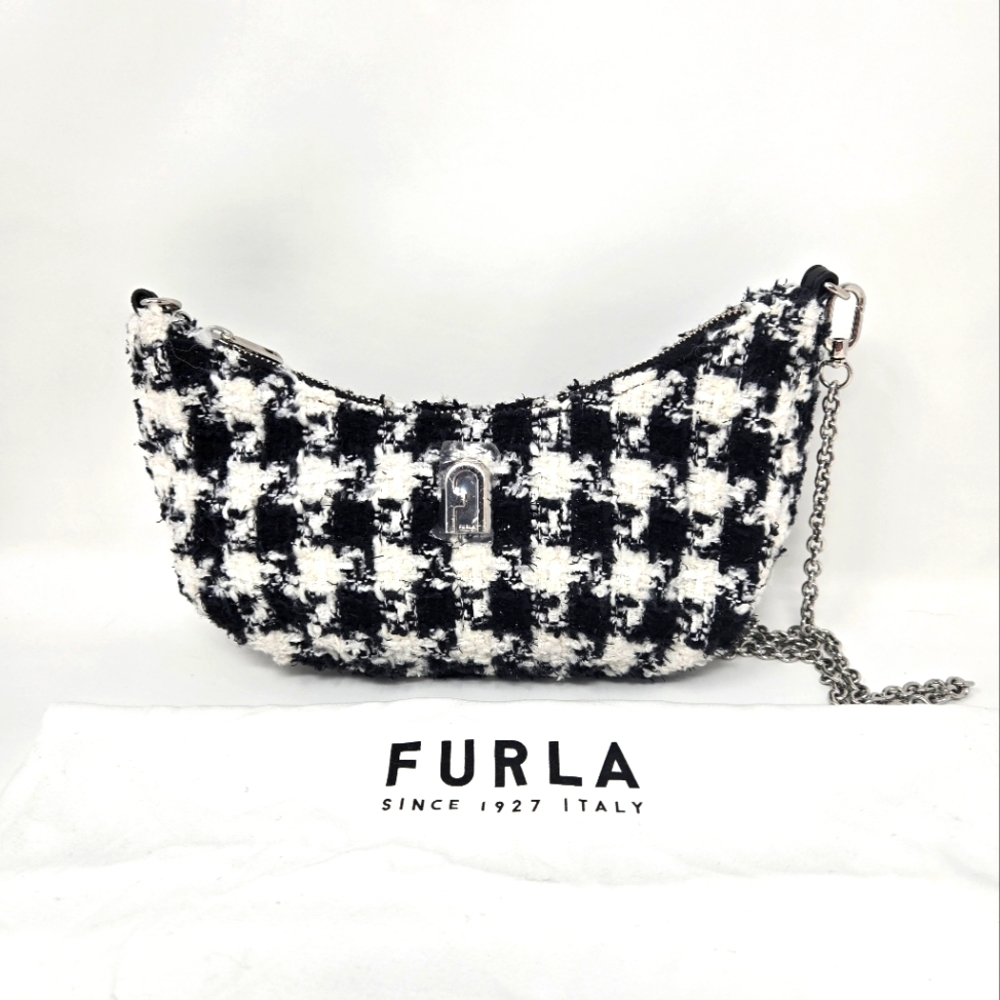 Furla Houndstooth Crossbody